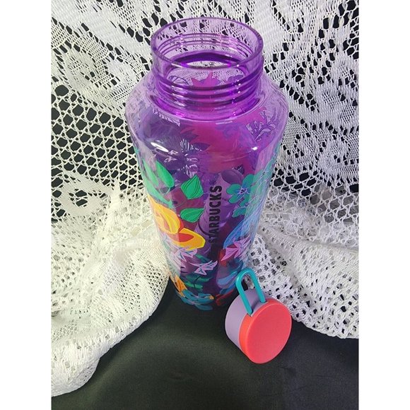 Starbucks Kitchen New Starbucks 222 Summer Tropical Floral Purple